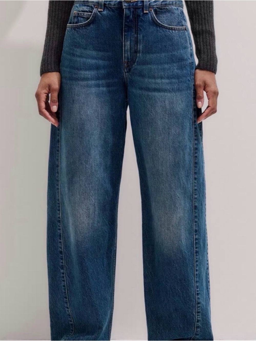 ME + EM Tapered Puddle Jeans
